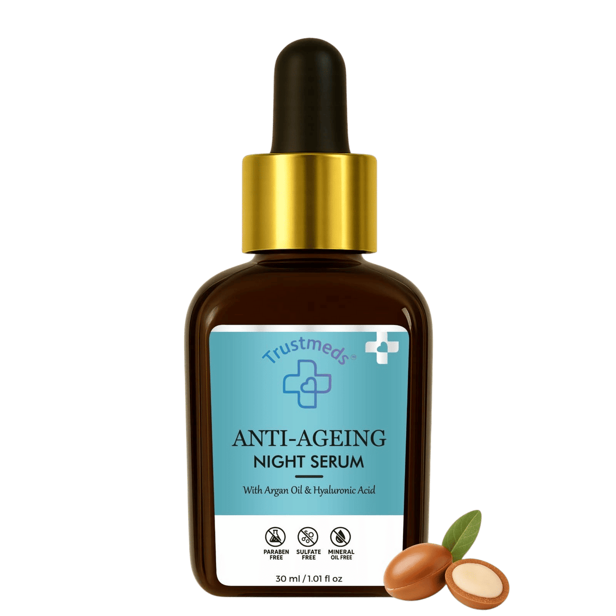 Trustmeds Anti Ageing Face Serum with Argan Oil & Hyaluronic Acid
