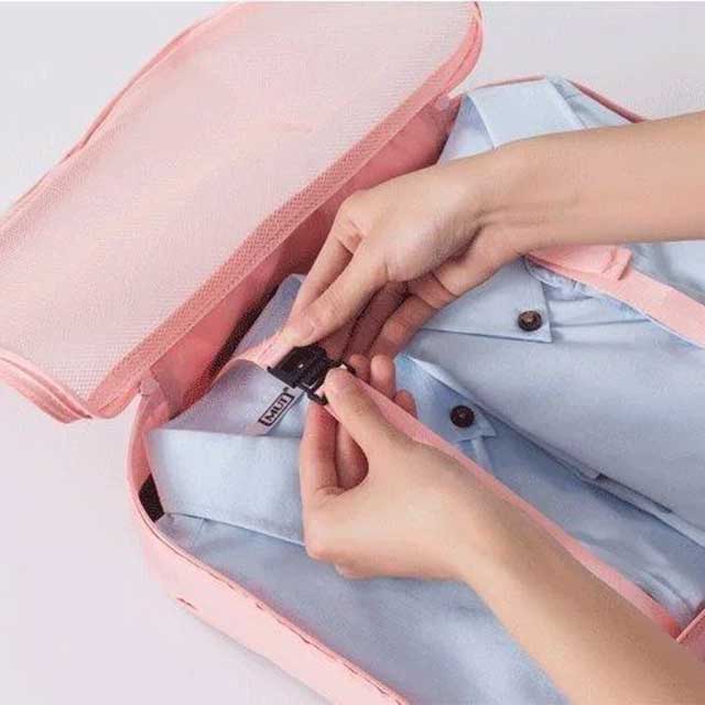 7-Piece Set Portable Luggage Organizer – Travel Storage Bags for Efficient Packing & Organization