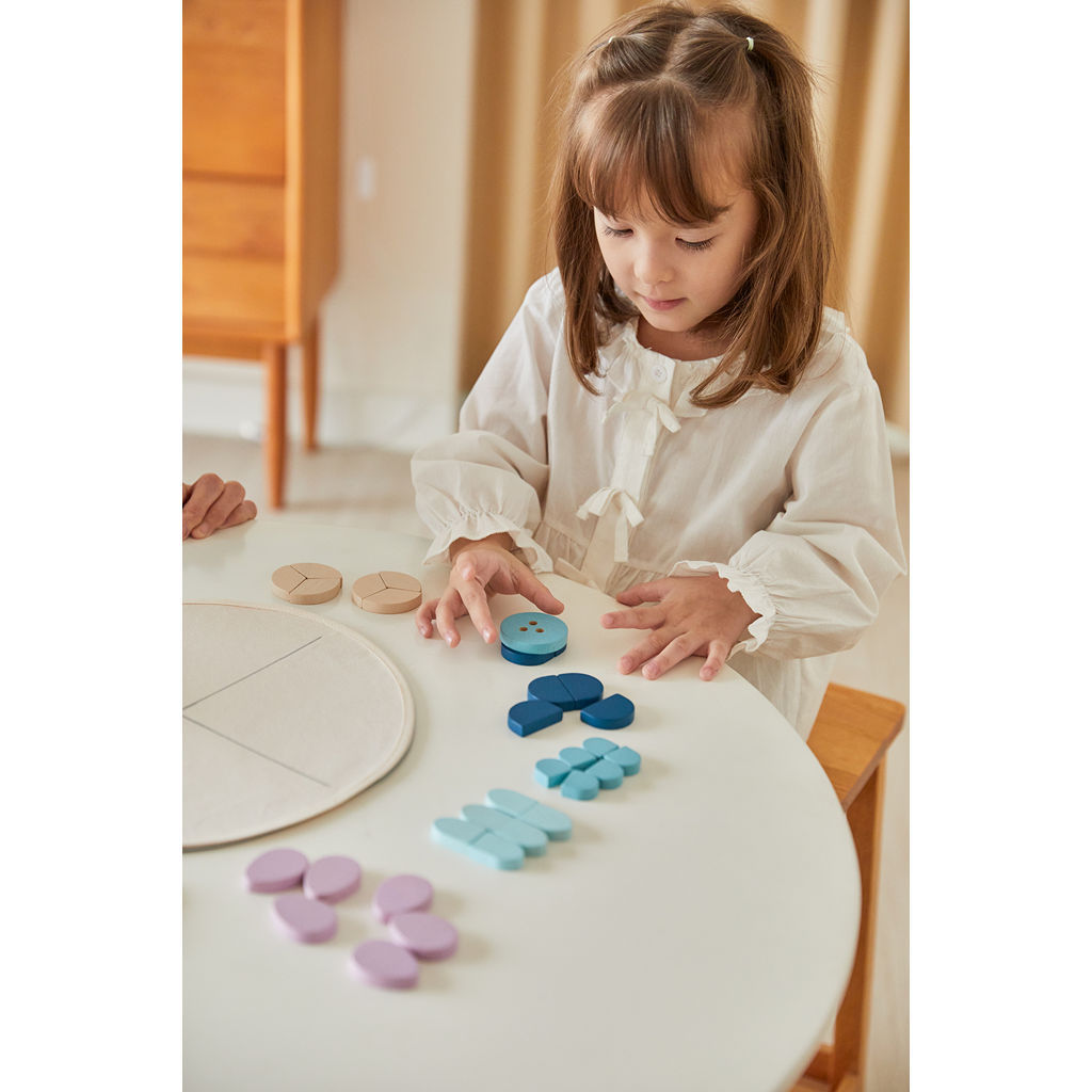 PlanToys ماندالا — مجموعة بناء أنماط خشبية