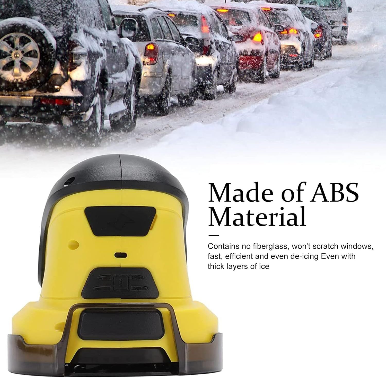 Electric Handheld Ice Scrapers Car Windshield Rechargeable Portable Car Window Snow Removal Device