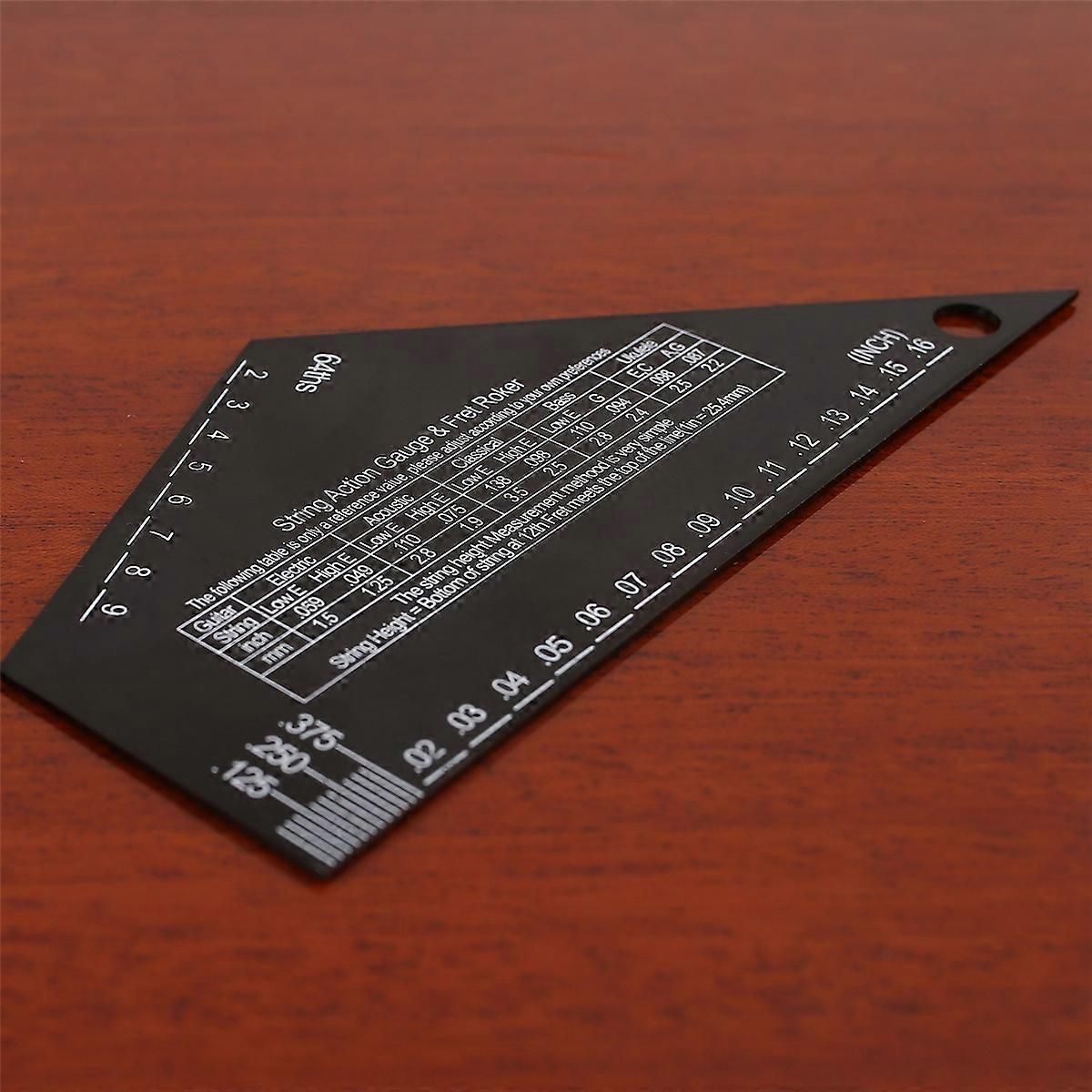 Fret Leveling Tool Guitar Neck Fingerboard Measuring Ruler