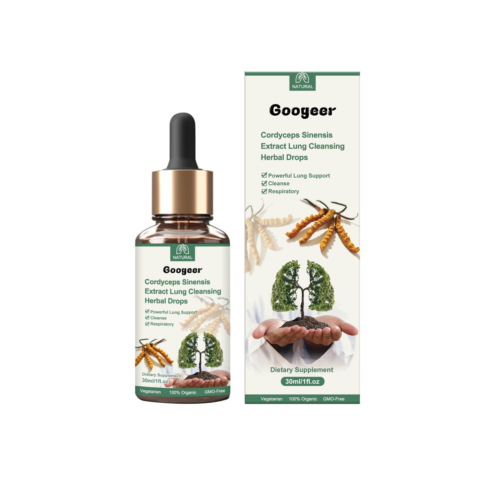 Body Care Drops for Nasal Relief, Lung Support, Natural Respiratory Detox ,30ml