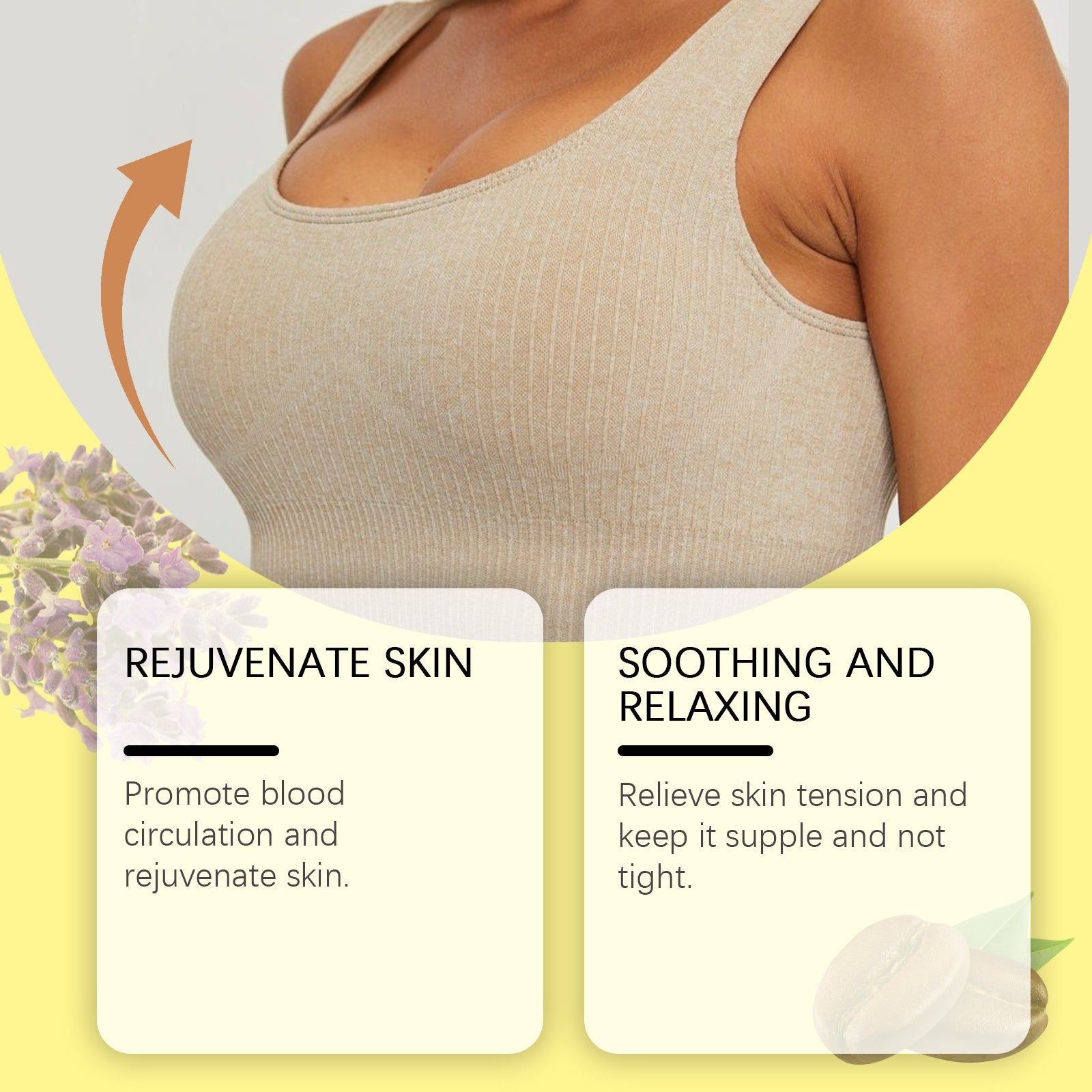 Revitalize Your Body Care, Moisturize & Lift Buttock Skin, Natural Lavender Extract ,50g