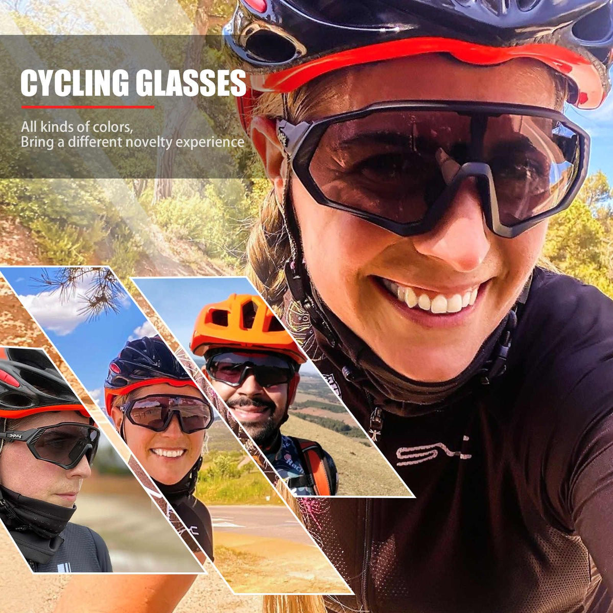 Photochromic Cycling Glasses Road Mountain Bike Eyewear Outdoor MTB Sports Sunglasses