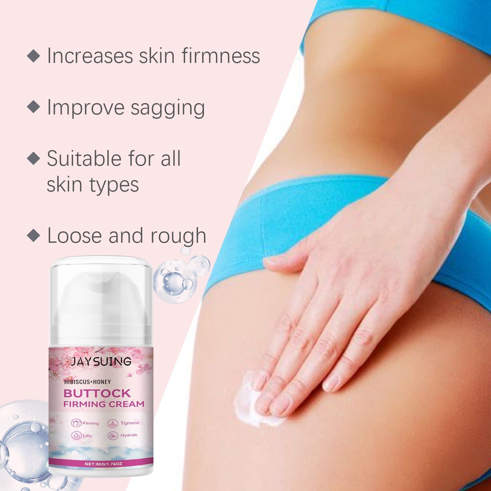 Get in Shape with Butt Firming Cream, Lift, Tone, and Enhance Curves Naturally ,50g