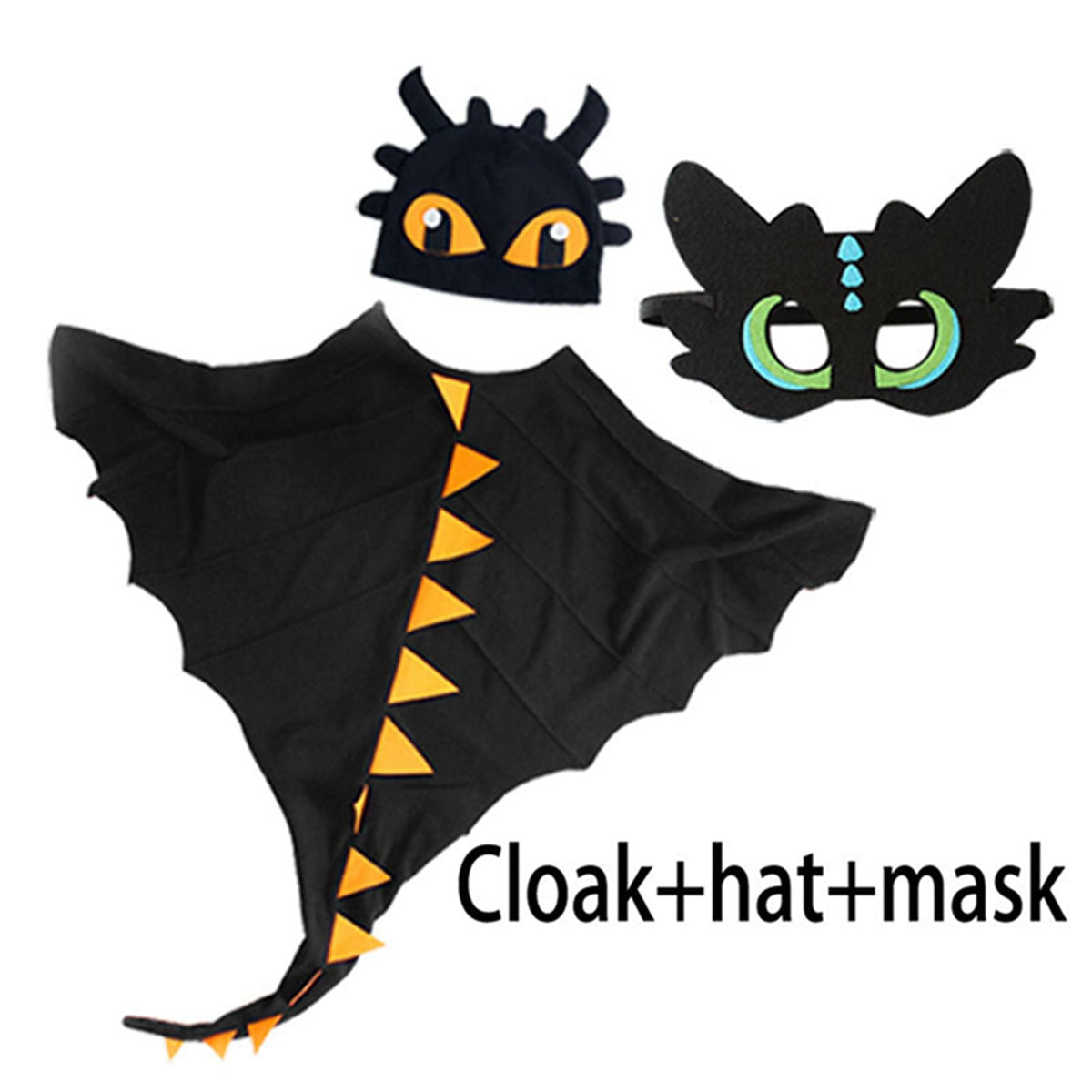 Children Dinosaur Cape Halloween Cosplay Costume Set Kids Christmas Outfits