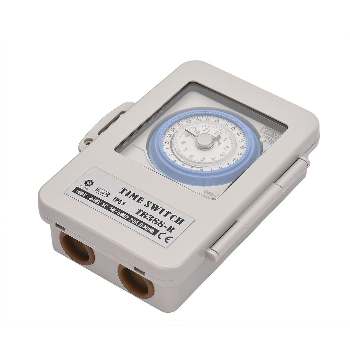 24H Mechanical Timer Switch IP53 Rated for Lights Fans and Equipment