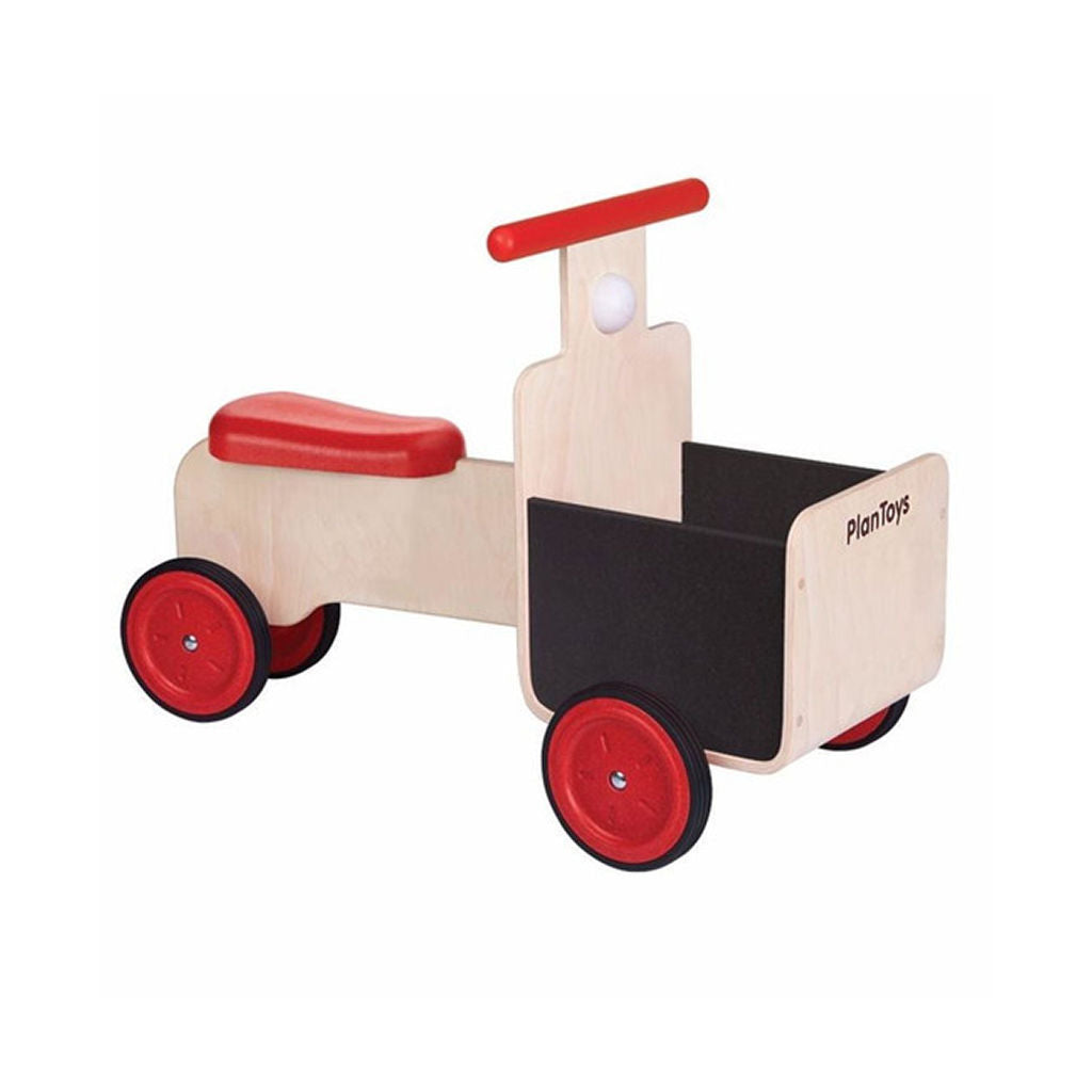 دراجة التوصيل من PlanToys — لعبة خشبية يمكن ركوبها