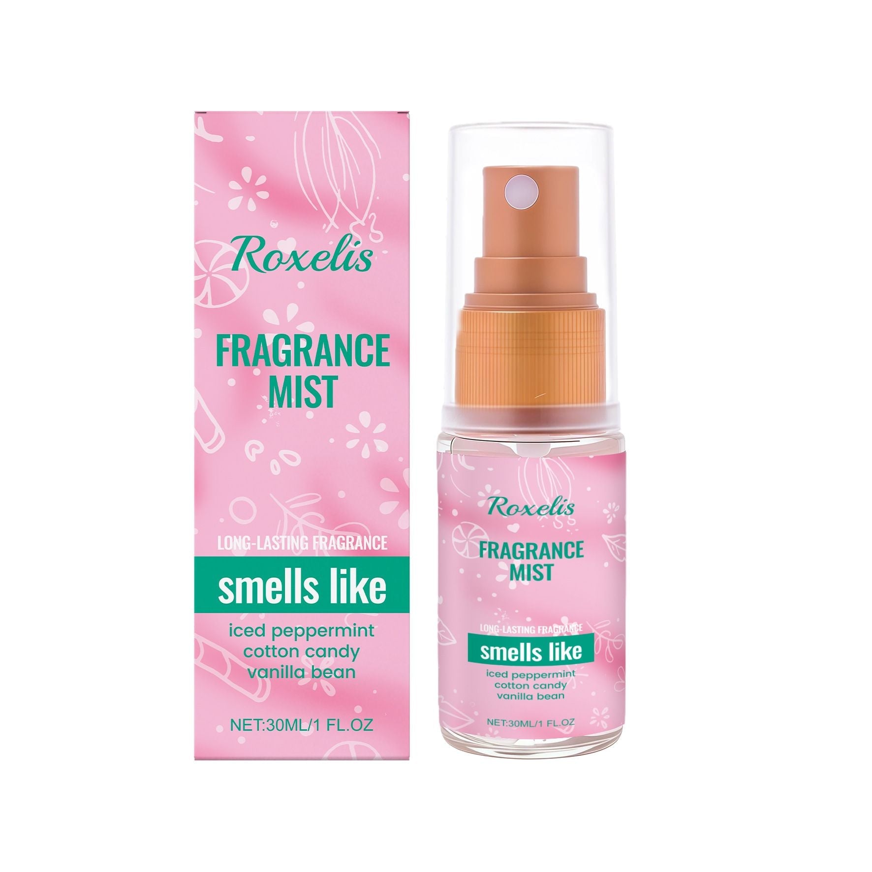 30ml Mint Body Spray with Cooling and Odor Control