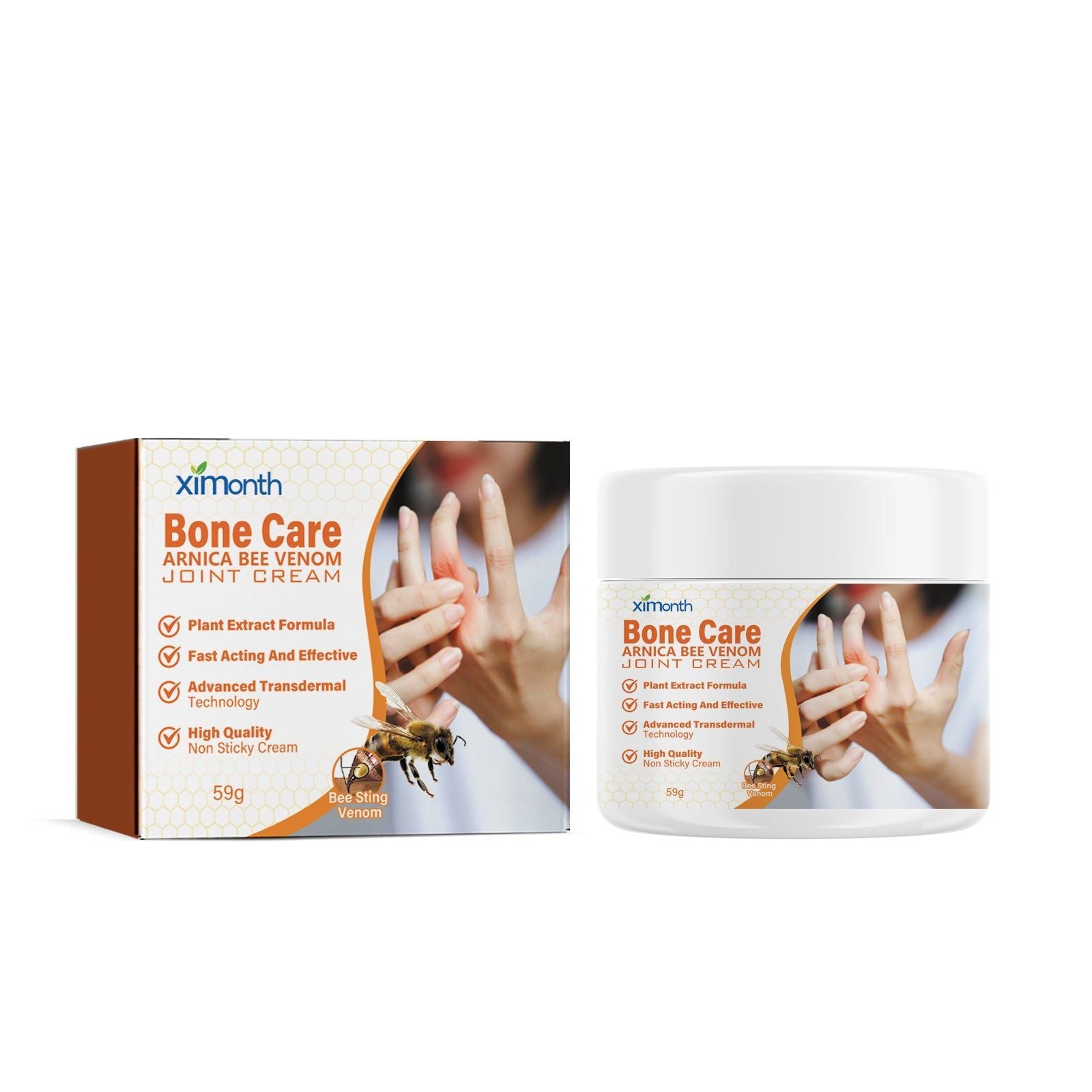 Bee Venom Joint Care Cream, Pain Relief, Inflammation, Flexibility, Natural ,59g