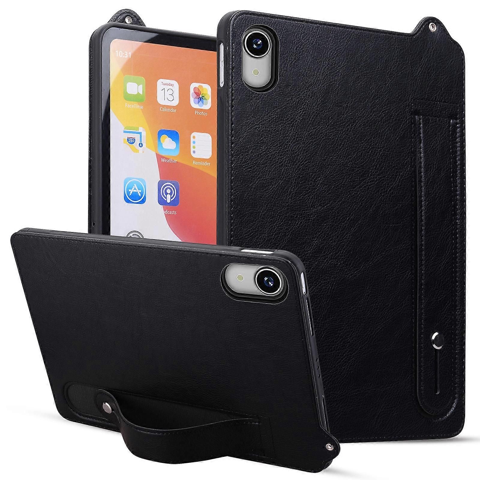 Kickstand Leather Case with Hand Strap for Lenovo Tab P11