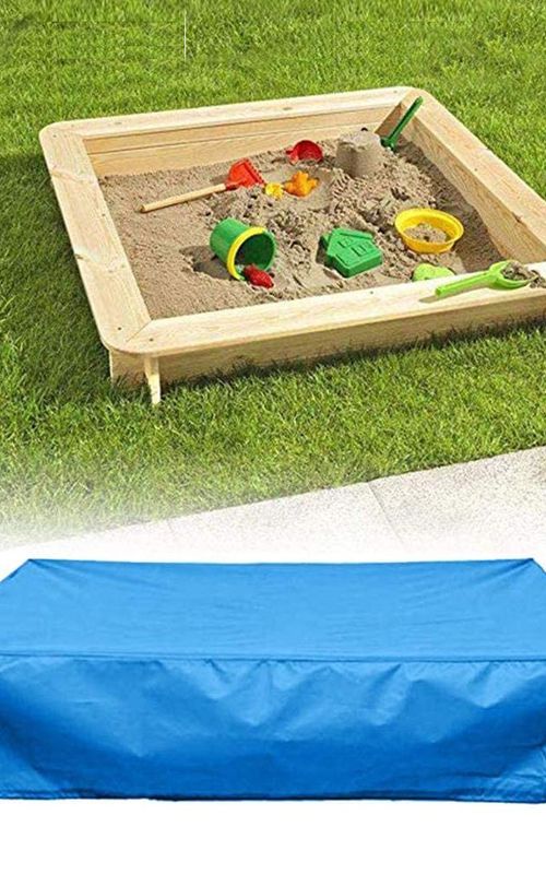 Sand Pit Sandbox Cover With Drawstring Waterproof UV Protection For Sandbox Outdoor