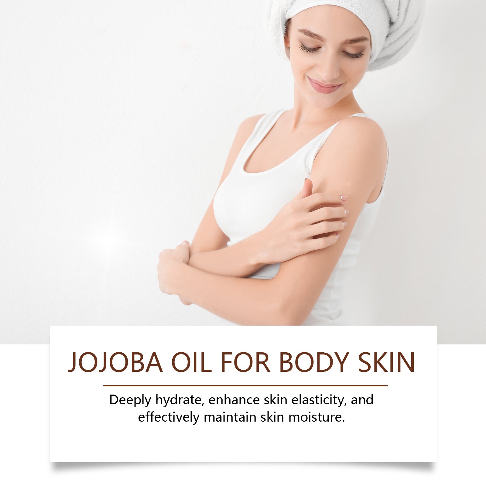 Hydrating Jojoba Oil for Body Care, Nourishing Moisturizer, Skin Brightening, Softening, Natural Skincare ,100ml