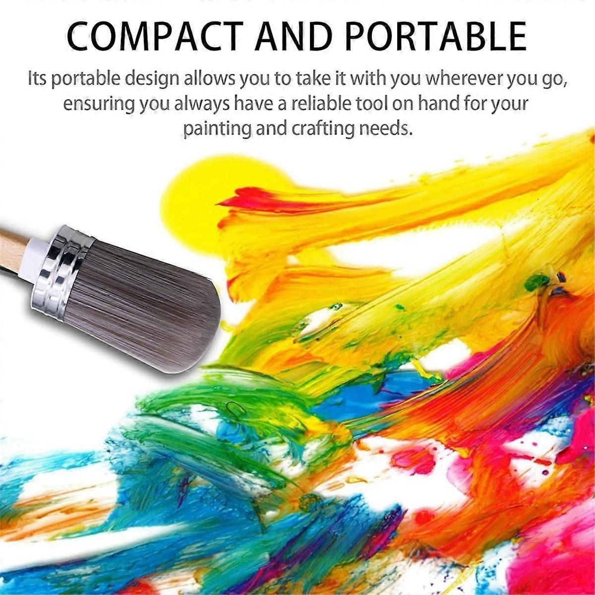 Round Chalk Paint Brush for Furniture Paint Painting Wax