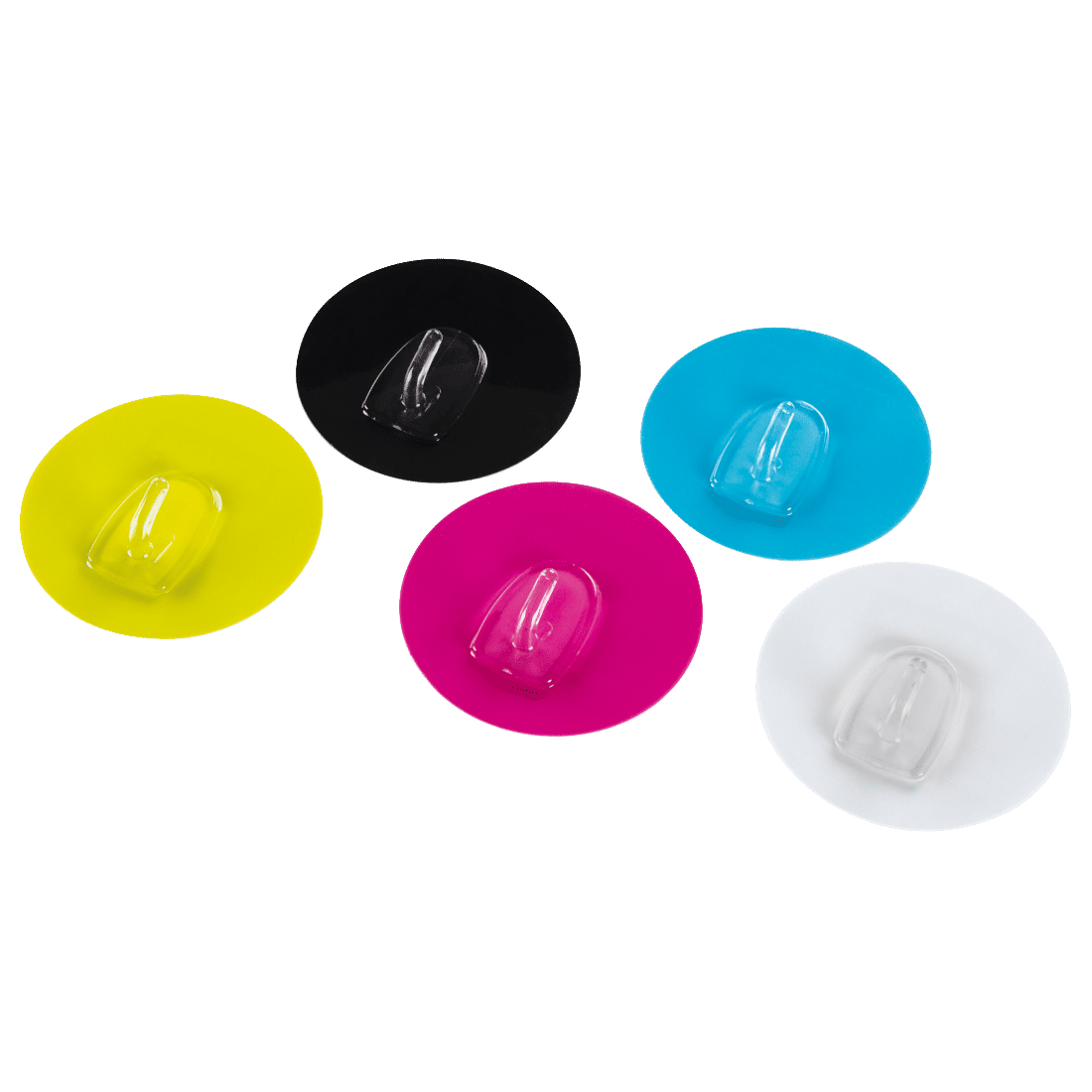 XAVAX 111536 Adhesive Pads with Plastic Hook, reuseable, 5 pieces