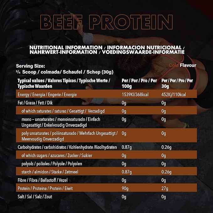 NXT BEEF PRO ISOLATE COLA 540G