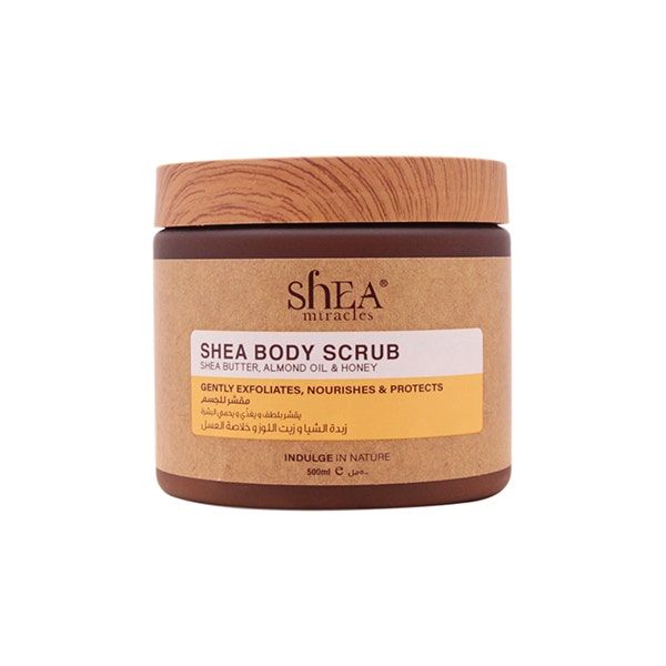 Shea Miracles Shea Body Scrub Almond Oil & Honey