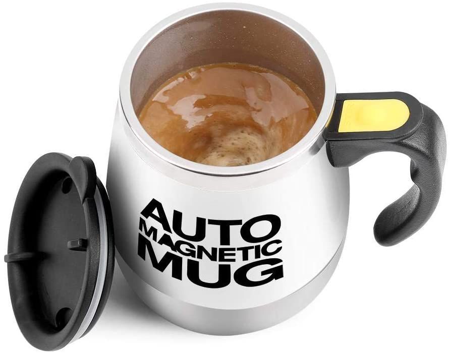 Automatic Mixing Mug Magnetic Coffee Blender Cup USB Rechargeable Drinks Mixer