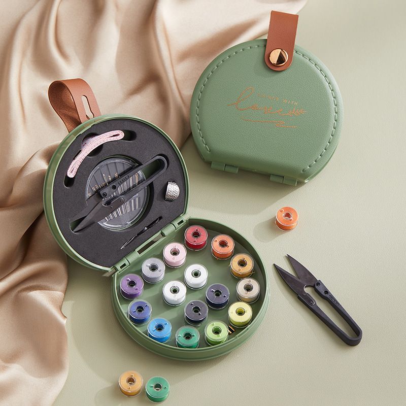 Mini Sewing Kit Portable DIY Sewing Supplies Set For Adults Traveler Beginner