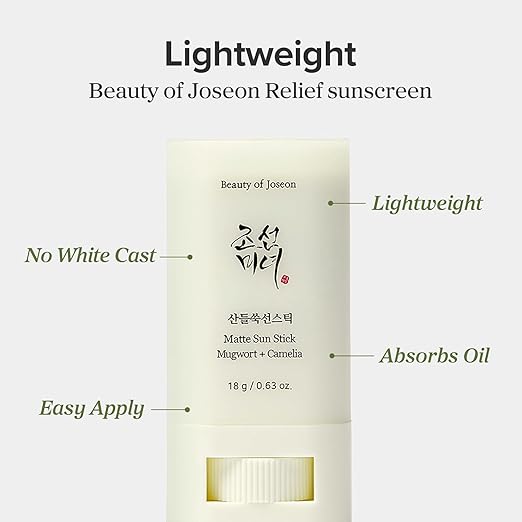 Beauty of Joseon Matte Sun Stick Mugwort + Camellia, 18gm