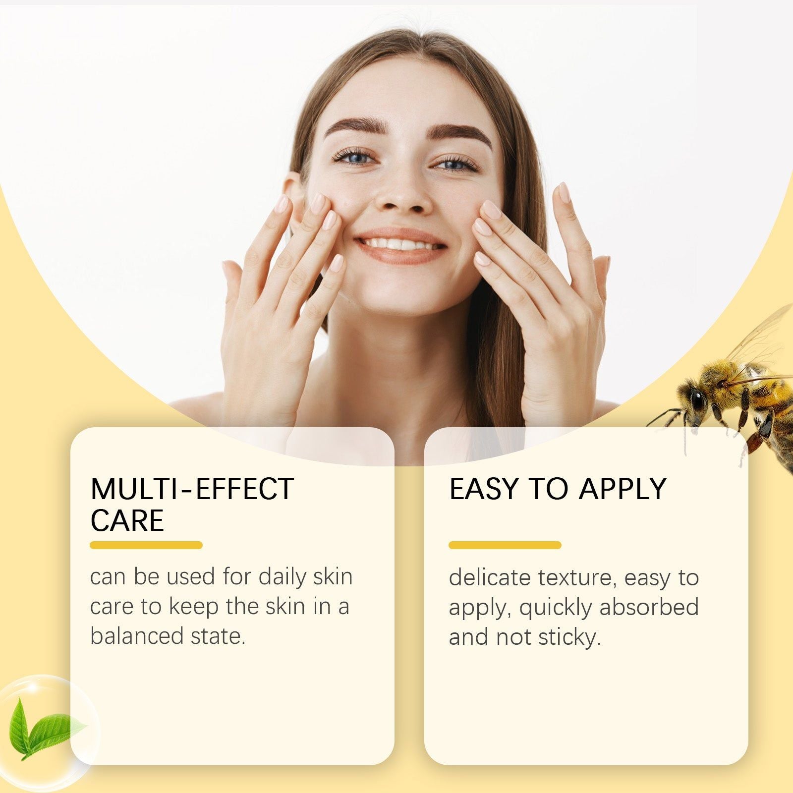 Bee Venom Skin Care Cream, Soothes Blemishes, Smooths Skin, Natural, Daily Use ,30g