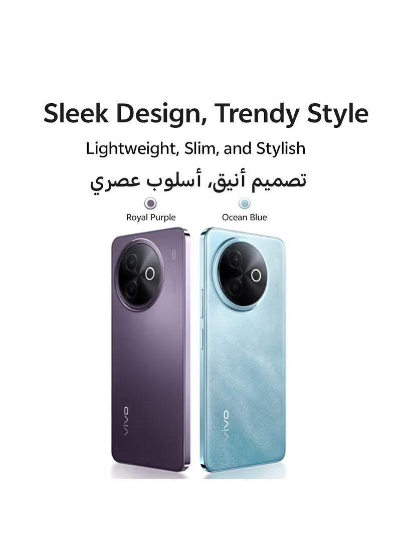Vivo Y39 5G Dual SIM Purple 8GB RAM 256GB - Middle East Version
