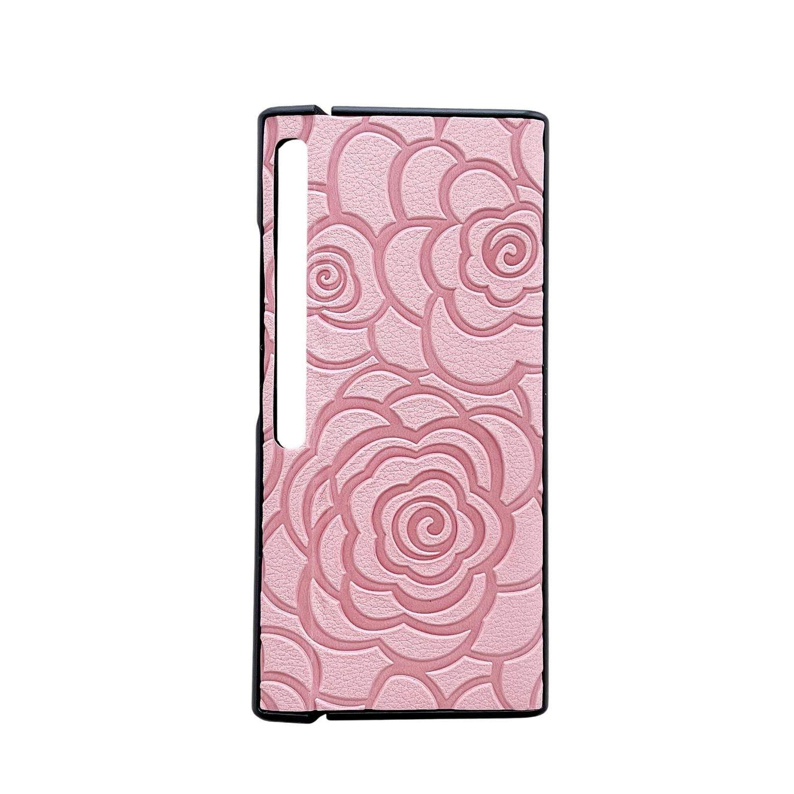 Camellia Pattern PU Case For Huawei Mate Xs 2