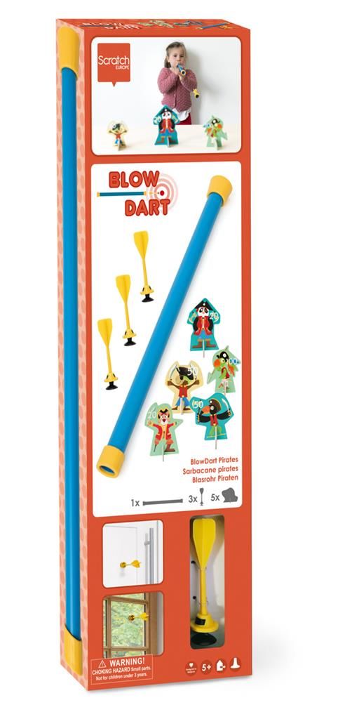 Blowdart Pirates With 5 Pirates And 3 Darts