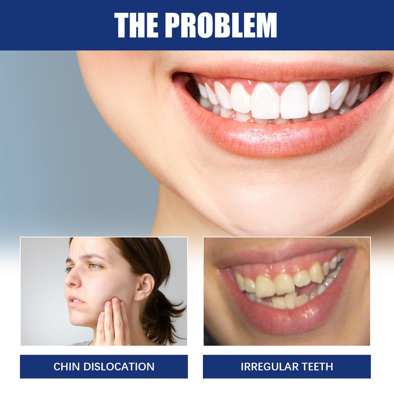 Adjust Your Jaw, Fix Crooked Teeth, Improve Smile, Dental & Facial Health ,1pcs