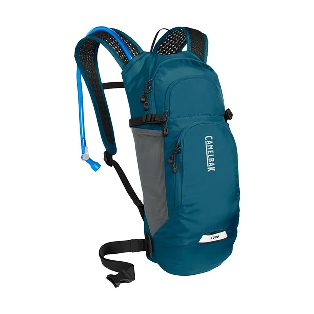 حقيبة الظهر الخفيفة الوزن Camelbak Lobo™ 9 المزودة بنظام ترطيب، باللون الأسود، مخصصة لركوب الدراجات والمشي لمسافات طويلة، سعة 70 أونصة