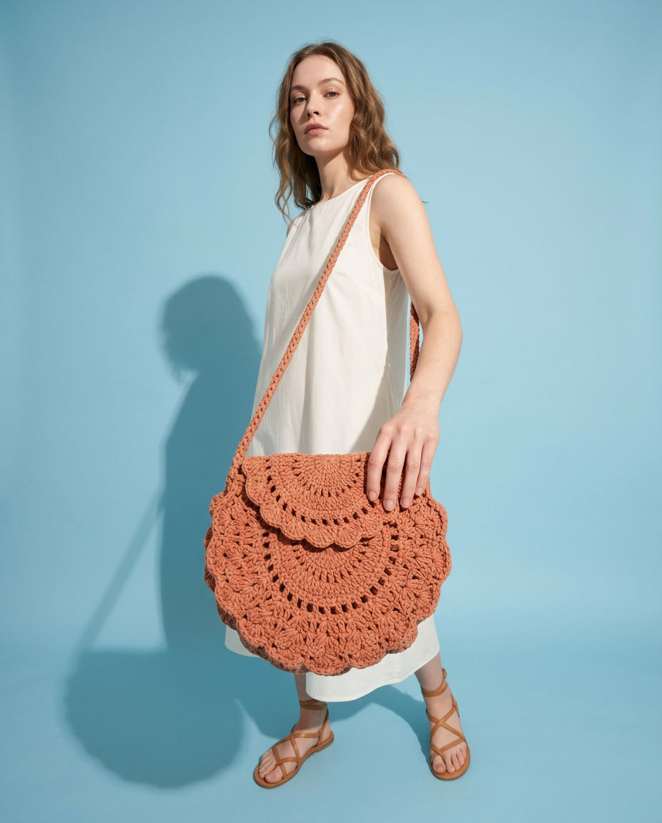 Hush and Stitch Light Brown Mini Boho Bag