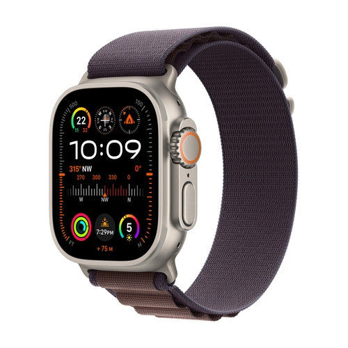 Ultra 2 GPS + Cellular, 49mm Titanium Alpine Loop Large