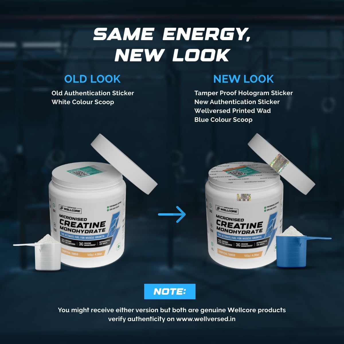 Wellcore Creatine Tropical Tango 122g