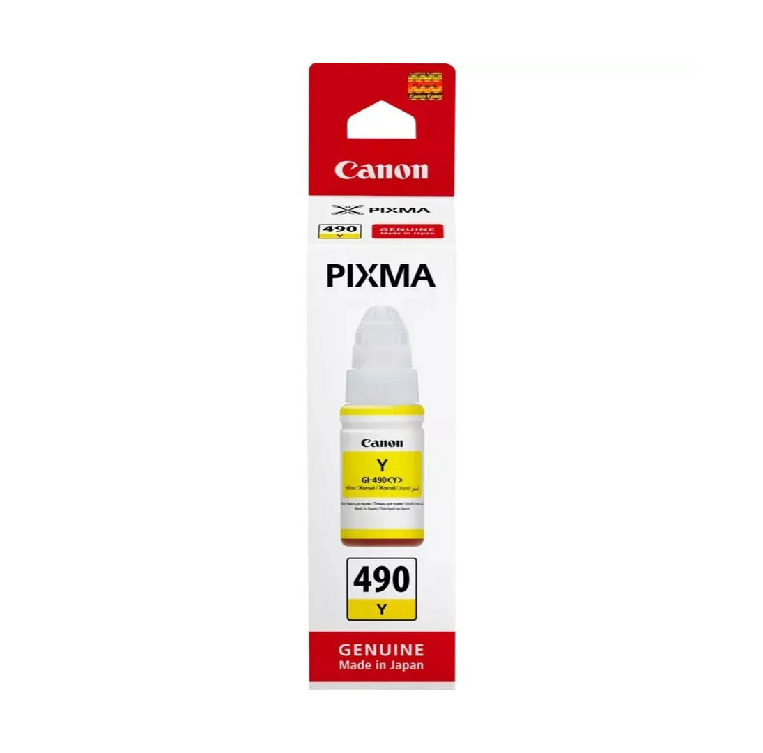 Canon Pixma 0663C001 GI-490 Genuine Ink Bottle Cartridge
