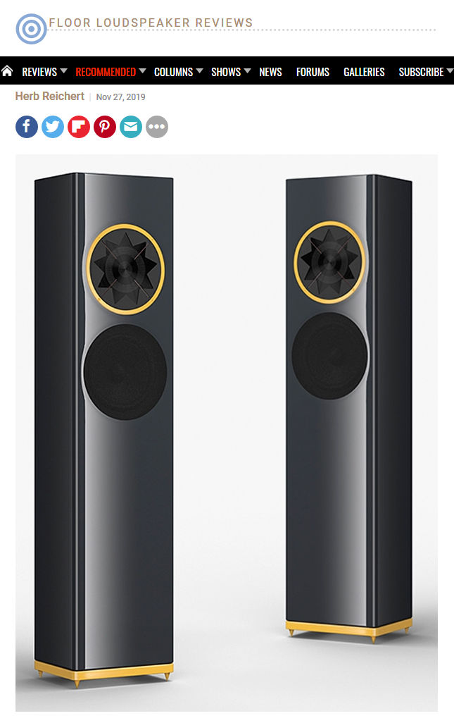 MANGER P1 PASSIVE 2 WAY Floor Standing Speaker RAL or NCS colors (satin finish)