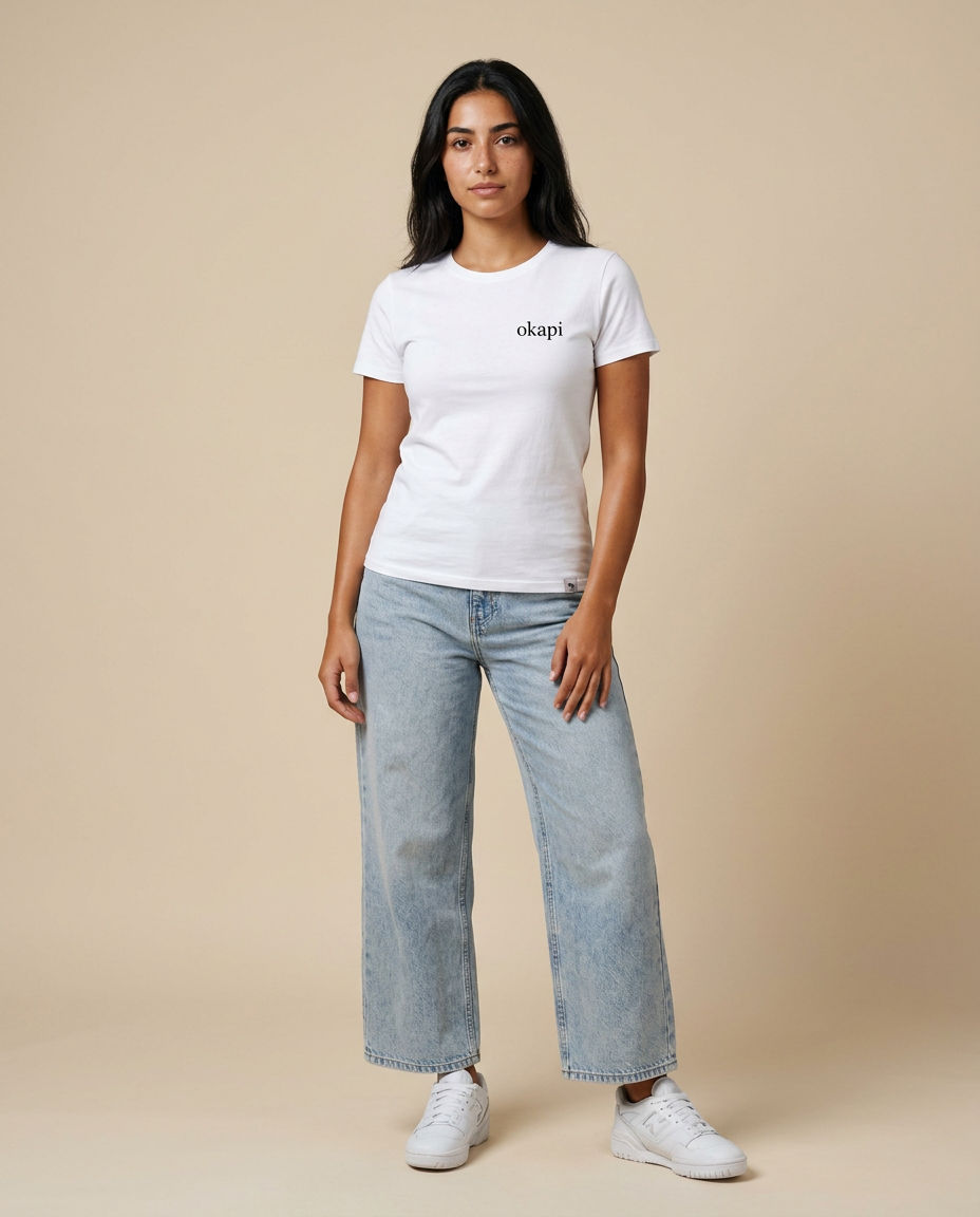 Okapi White "The okapi" T-Shirt