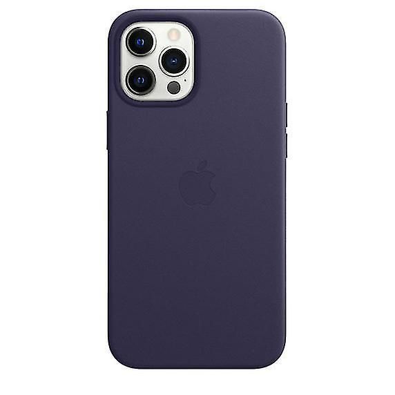 Leather Case For iPhone 12 Pro Max - Magsafe Magnetic Mobile Phone Case with Classic Design