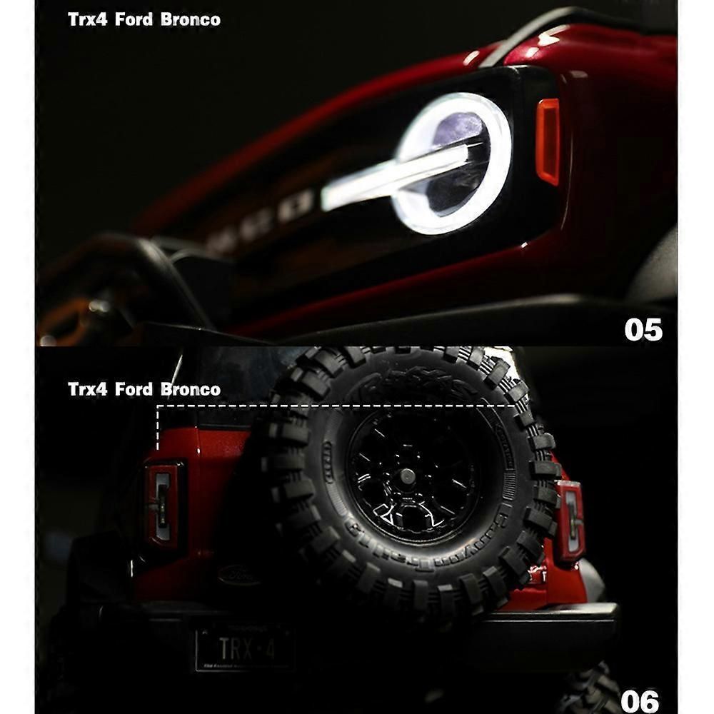 LED Light System Front & Rear Lamp Group for TRX4 1/10 RC Car