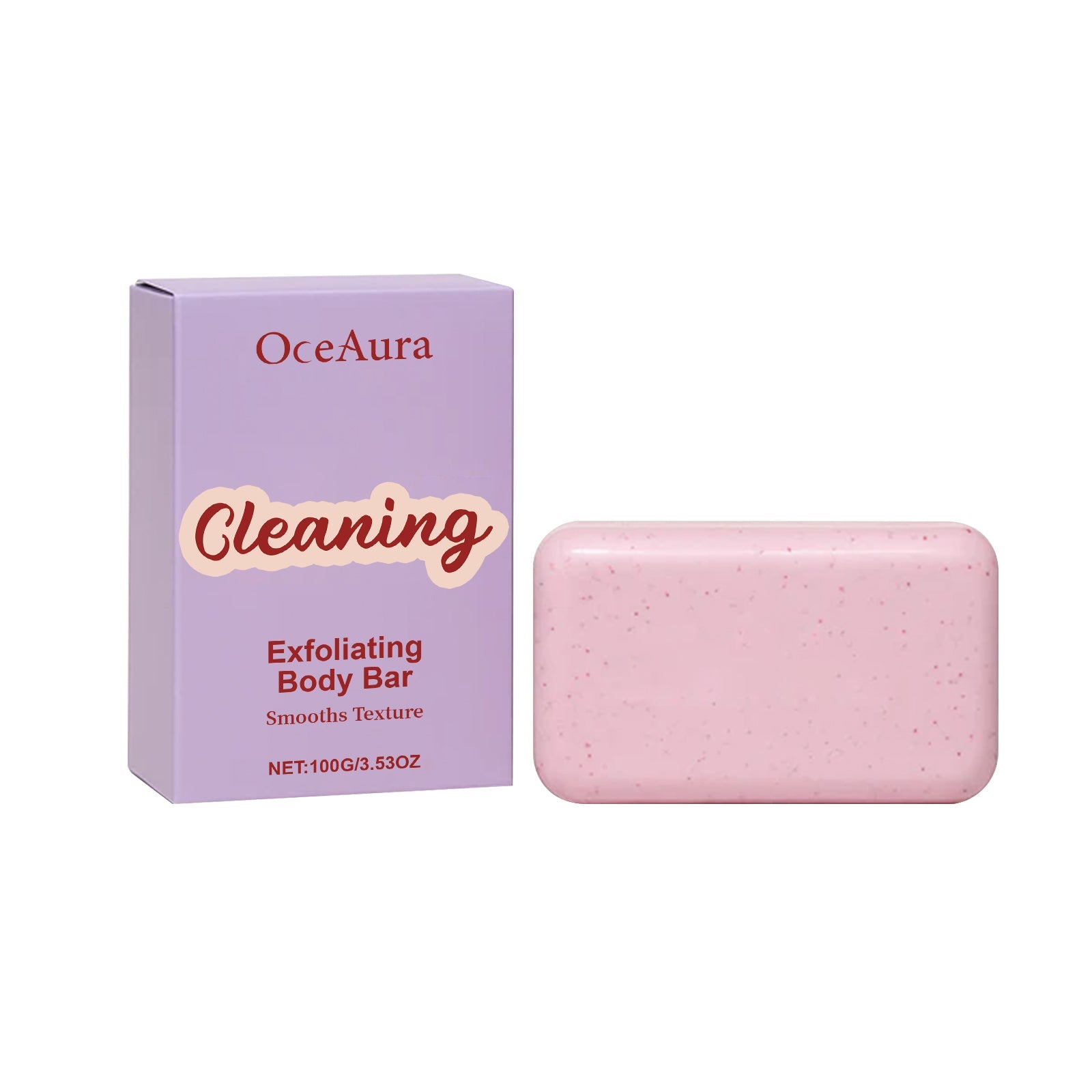 Body Cleansing Soap, Gentle Exfoliating, Moisturizing, Fragrant Bath Care ,100g
