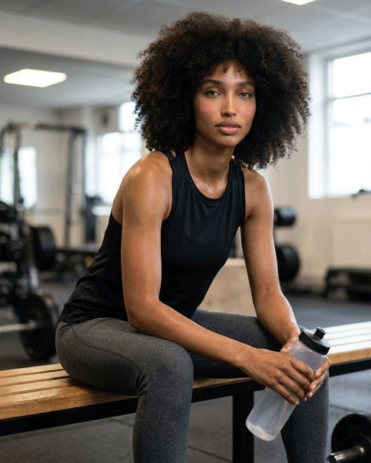 Under Armour Black Open-Back Training Tank