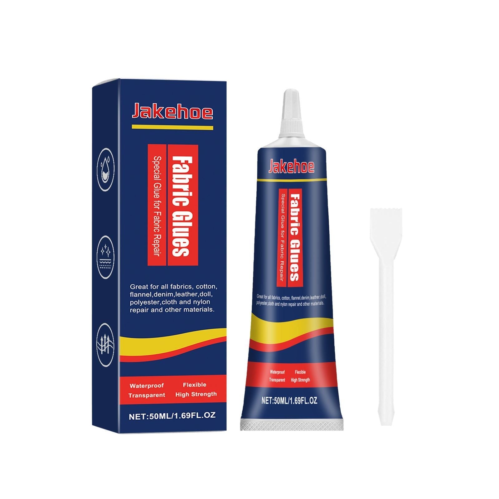 Premium Fabric Glue, Waterproof, UV Resistant, Perfect for Clothing Repairs ,1set