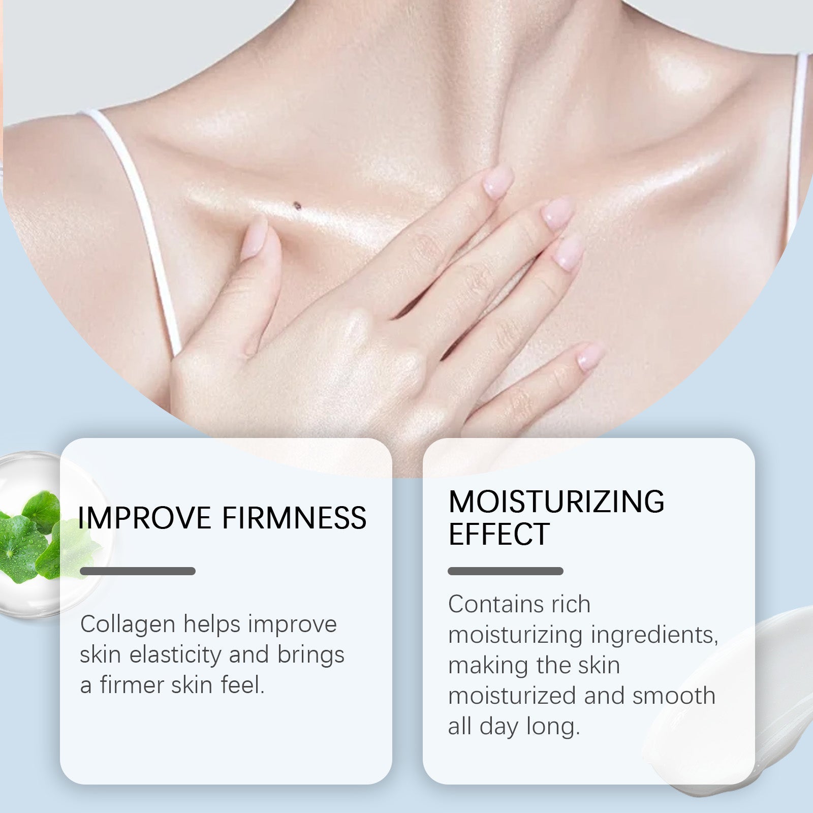 Collagen Body Care Moisturizer, Hydrating, Elastic, Silky Skin, Natural Glow ,100g