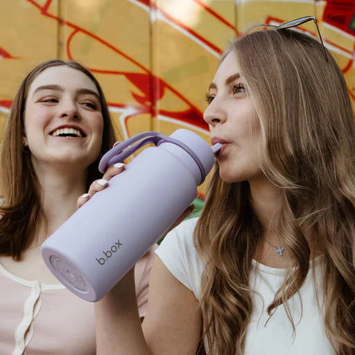 Insulated Flip Top Bottle 1L - Lilac Love