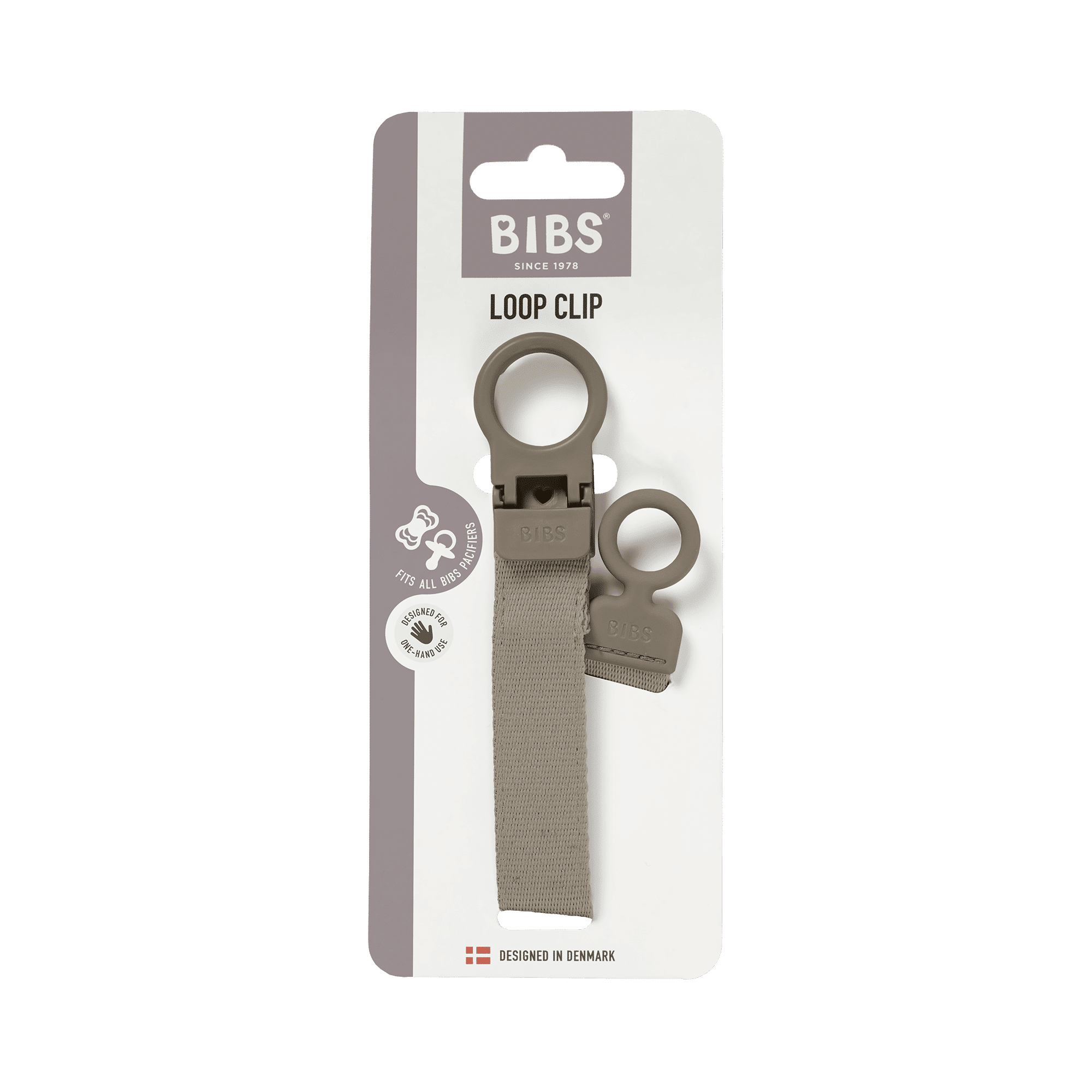 BIBS Loop Clip - Dark Oak