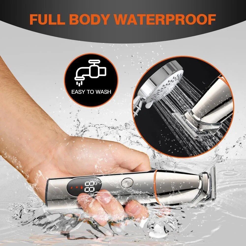5 in 1 Professional Hair Clippers Cordless Trimmer Beard Cutting Machine Barber