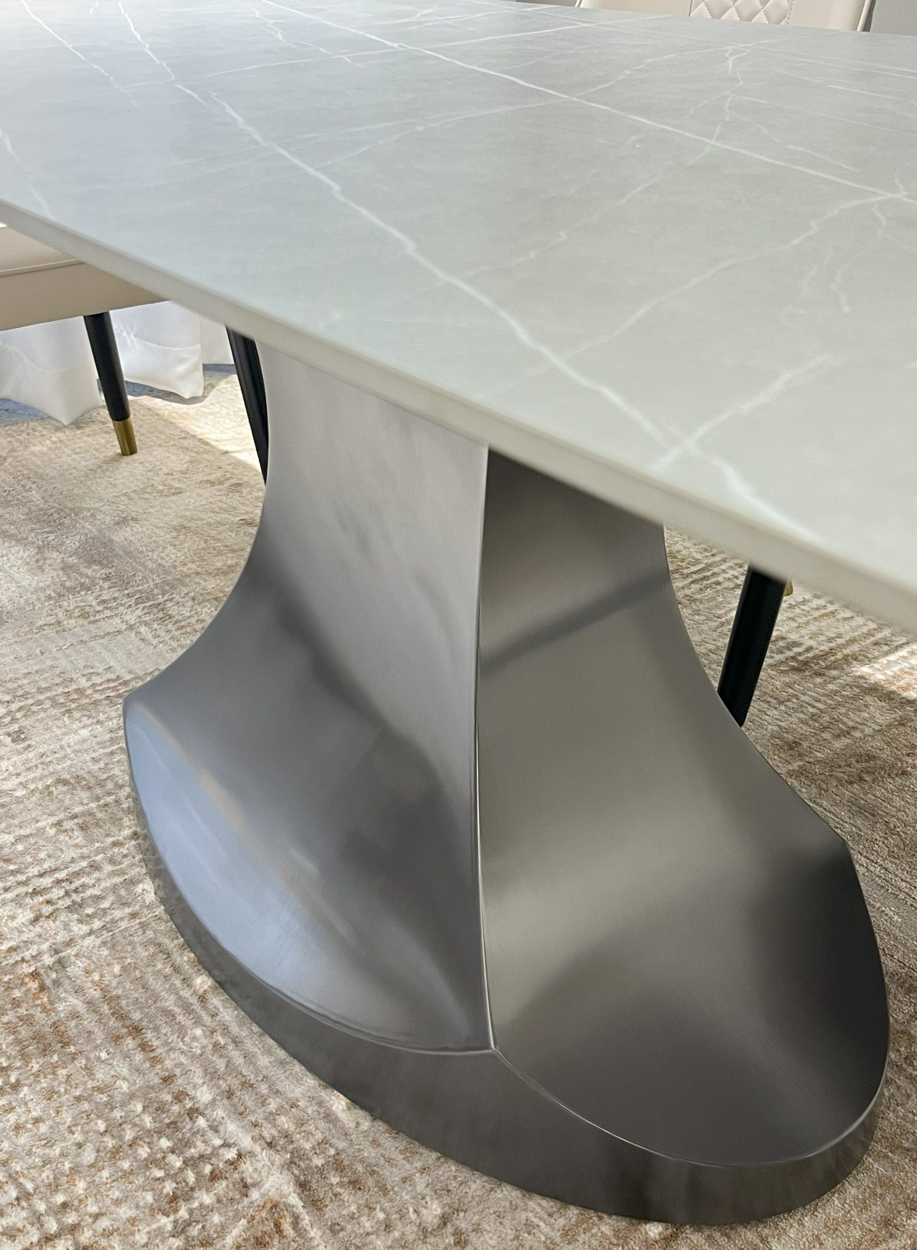 Pedestal Dining Room Set #D0412-7