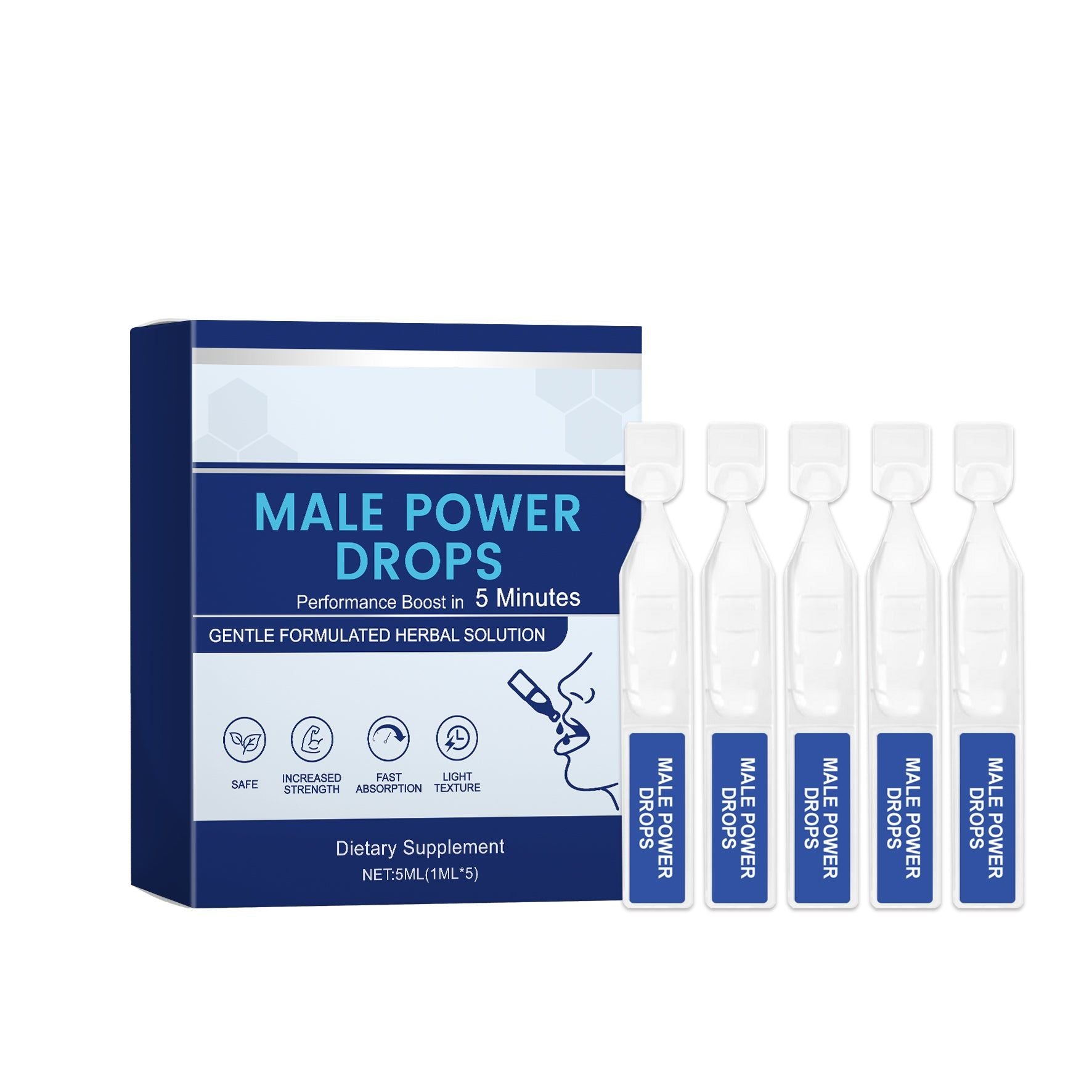 Boost Male Care Vitality, Natural Endurance Supplements for Men ,5ml
