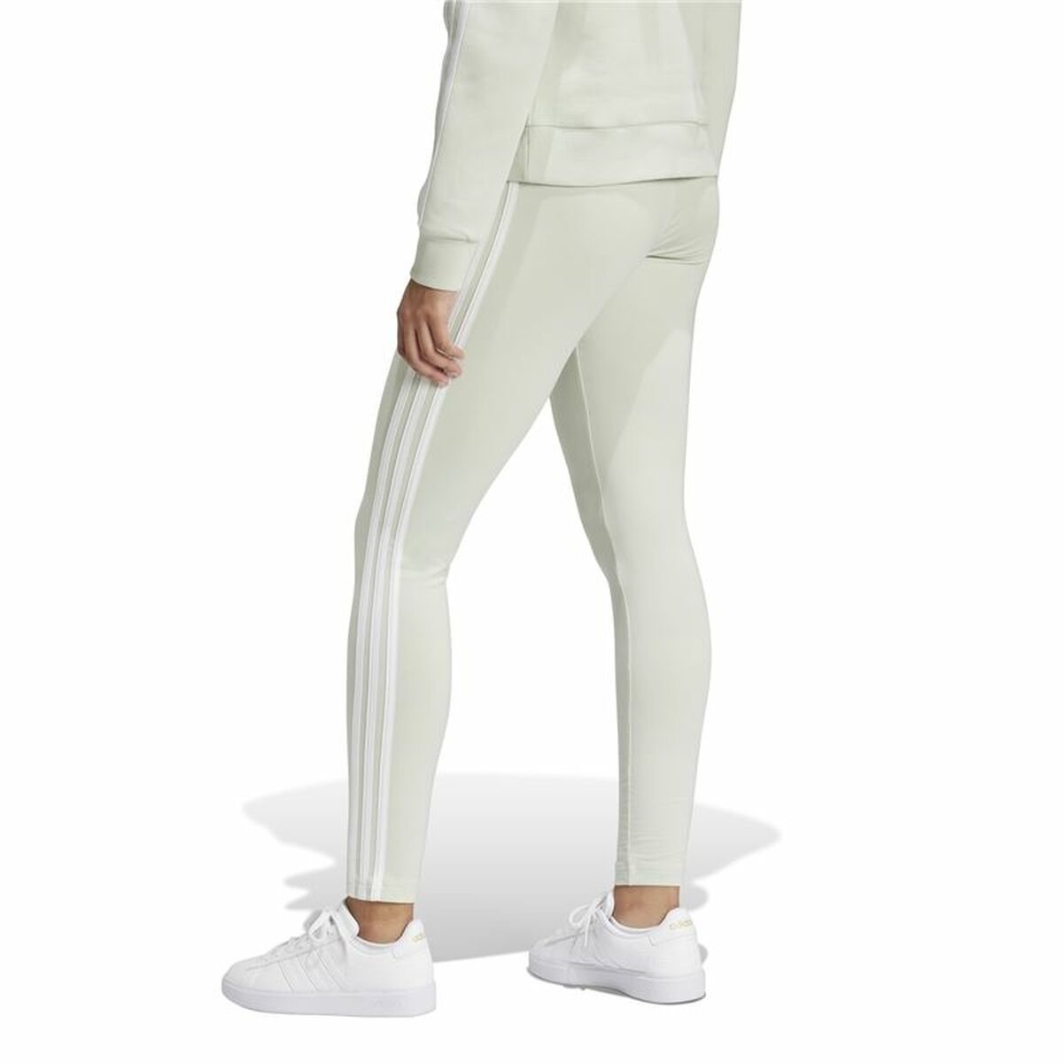 Sport leggings for Women Adidas Essentials 3-Stripes Green
