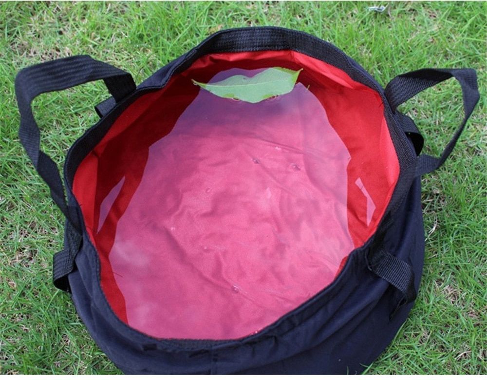 Collapsible Bucket Outdoor Folding Water Basin Portable Water Container For Travel Camping