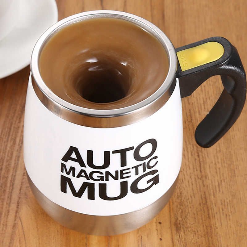 Automatic Mixing Mug Magnetic Coffee Blender Cup USB Rechargeable Drinks Mixer